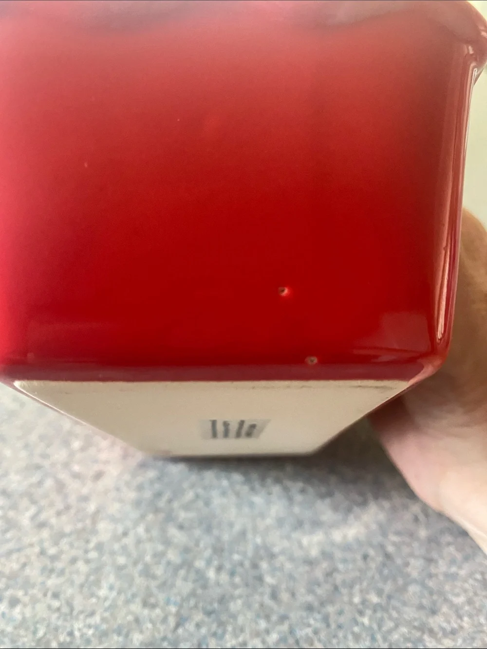 Red Ceramic Loaf Pan - 'Sing to the Lord' Inspirational Bakeware